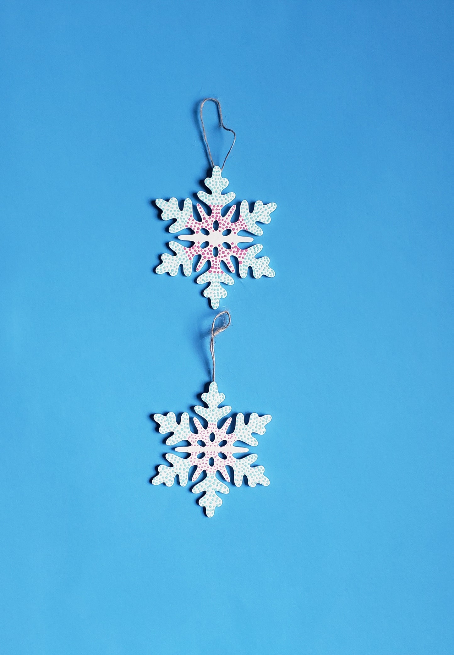 Winter Snowflake Ornaments