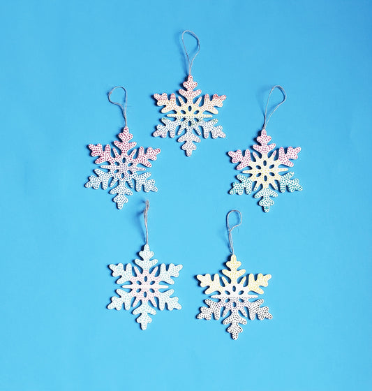 Winter Snowflake Ornaments