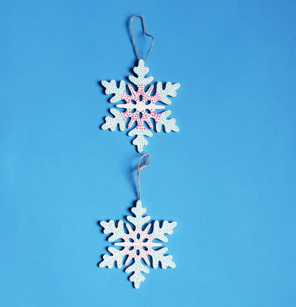 Winter Snowflake Ornaments