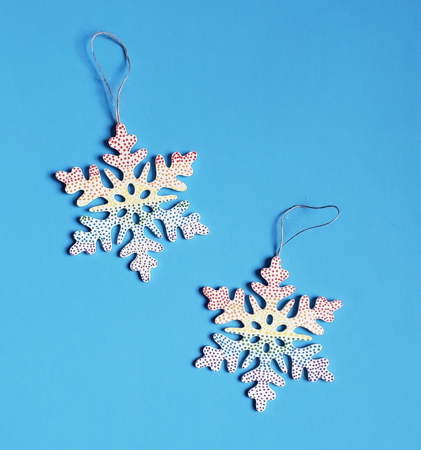 Winter Snowflake Ornaments