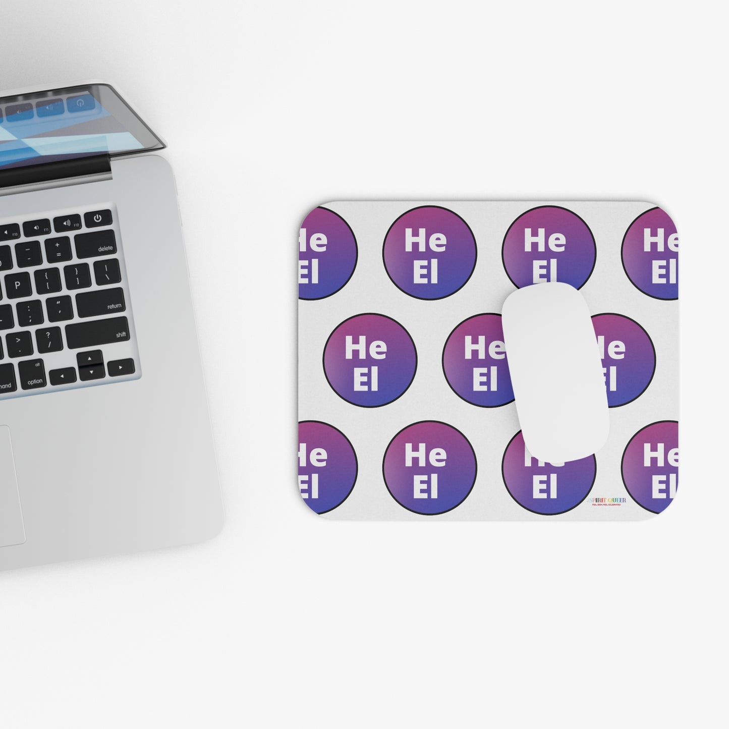 He / El Bi Mouse Pad (Rectangle)
