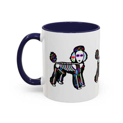 Dia de los Muertos Poodle Coffee Mug