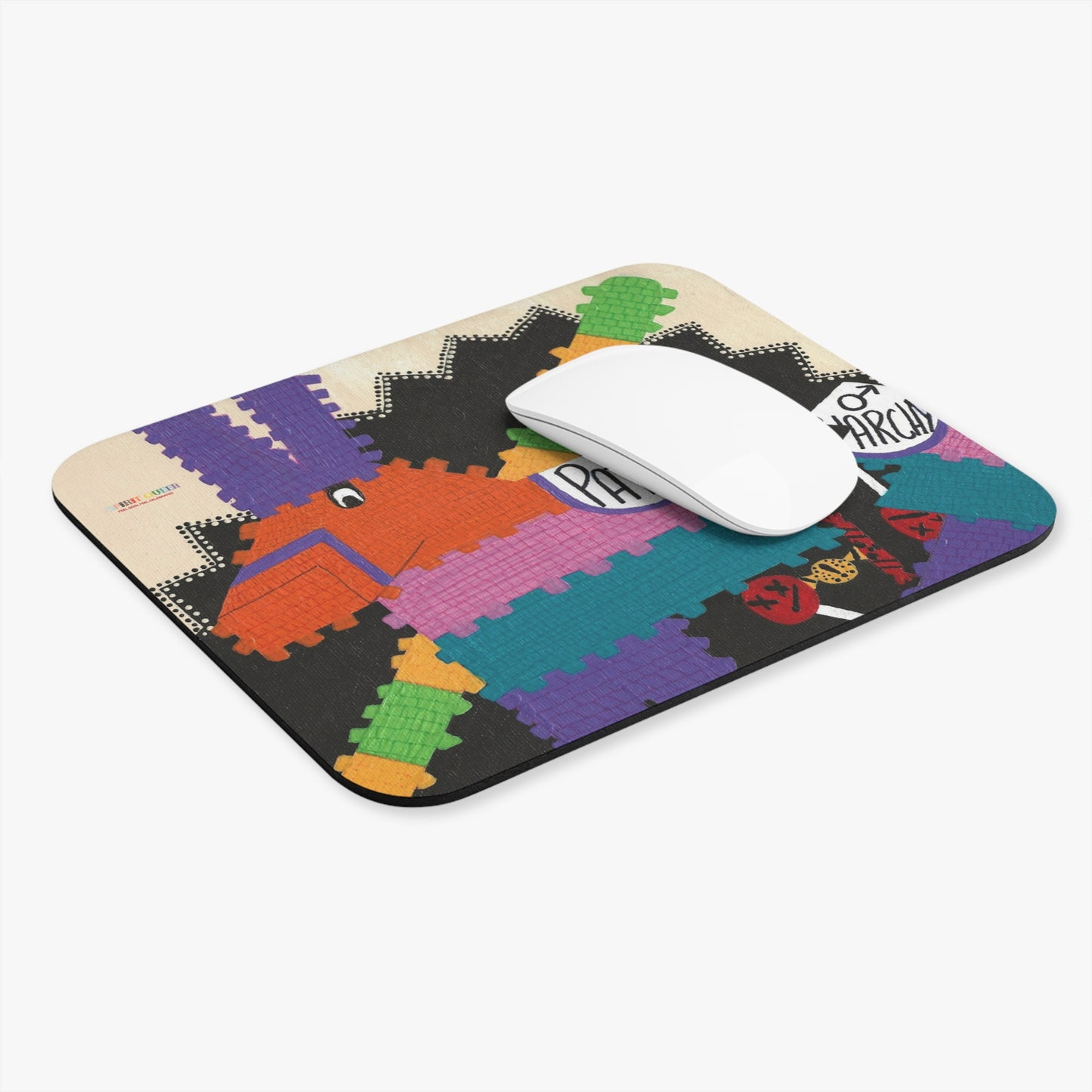 Smash the Patriarchy (Pinata) Mouse Pad (Rectangle)