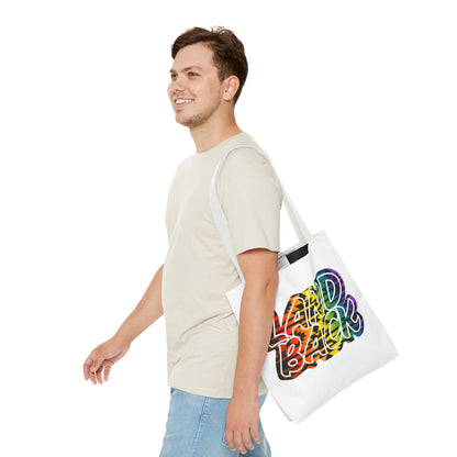 Land Back Motif Tote Bag