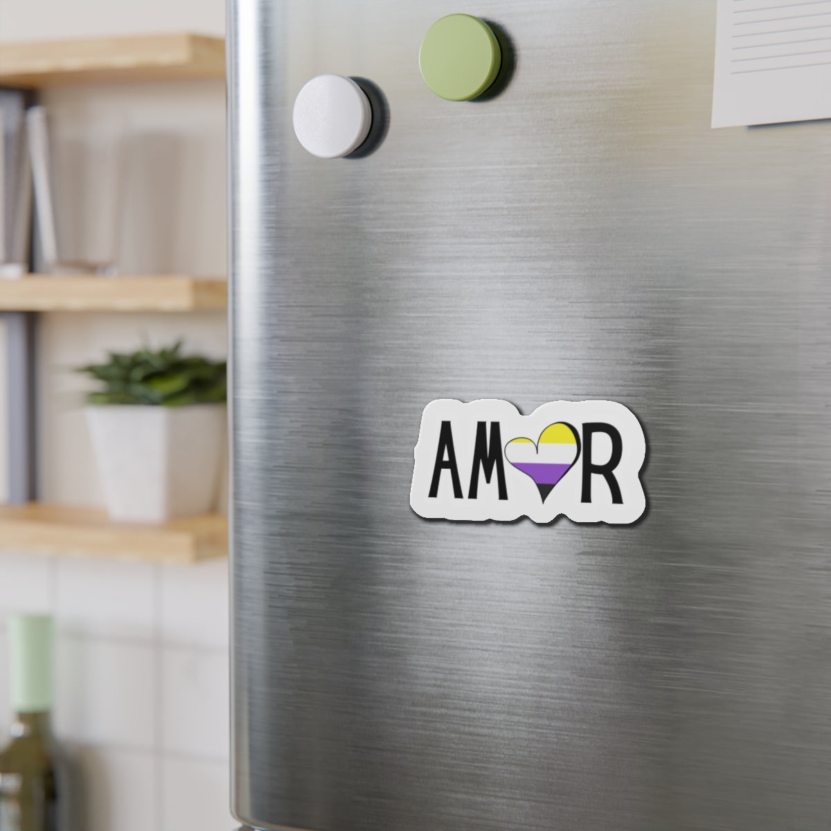 Amor Non Binary Die-Cut Magnet