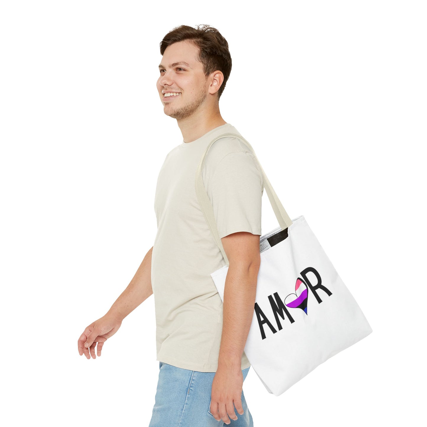 Amor Genderfluid Tote Bag