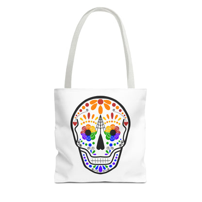 Queer Sugar Skull Tote Bag