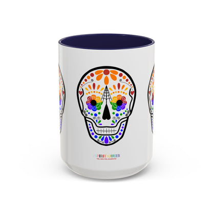 Queer Sugar Skull Coffee Mug