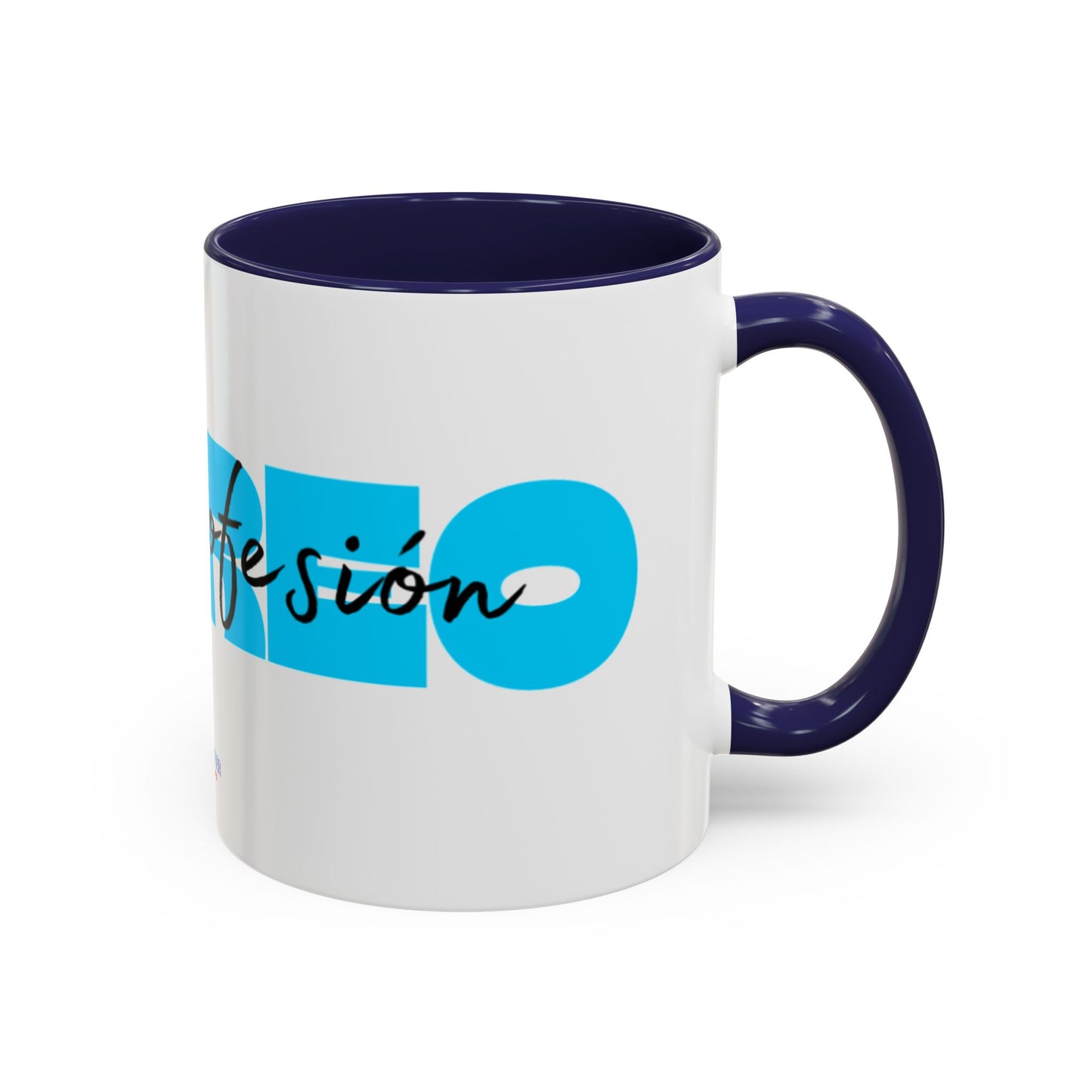 Perreo Es Mi Profesion Blue Accent Coffee Mug
