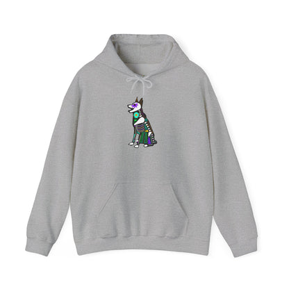 Dia de los Muertos German Shepard Hooded Sweatshirt