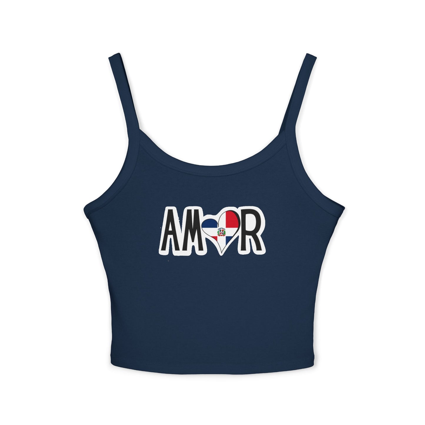 Amor Dominican Republic Spaghetti Strap Tank Top