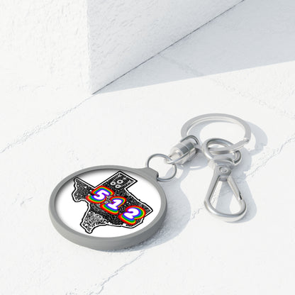 Texas 512 Keyring Tag