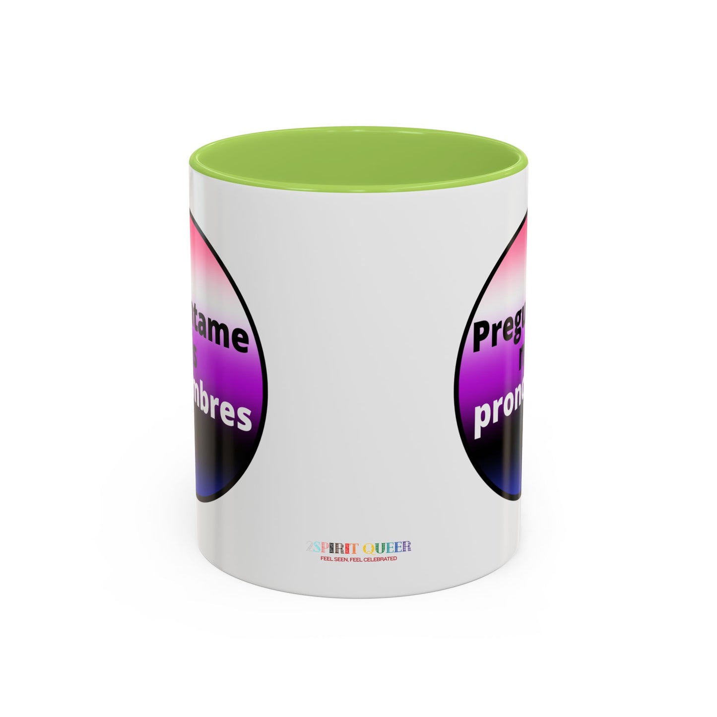 Preguntame mis Pronombres GenderFluid  Coffee Mug