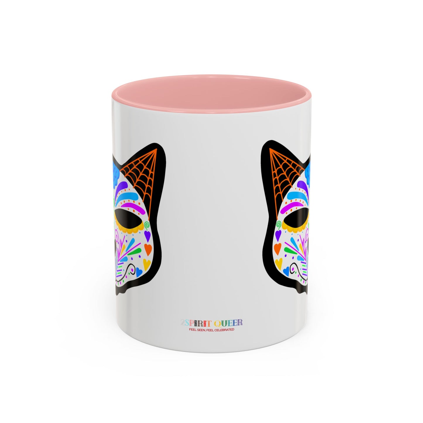 Dia de los Muertos Cat Coffee Mug