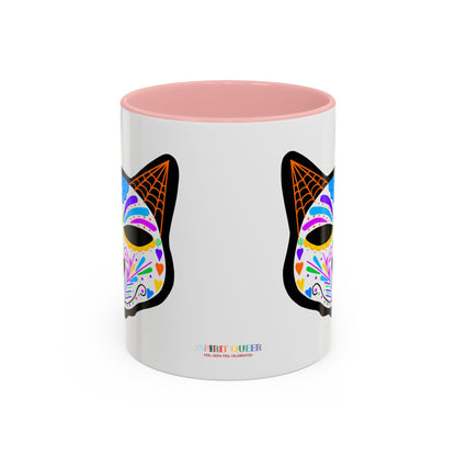 Dia de los Muertos Cat Coffee Mug