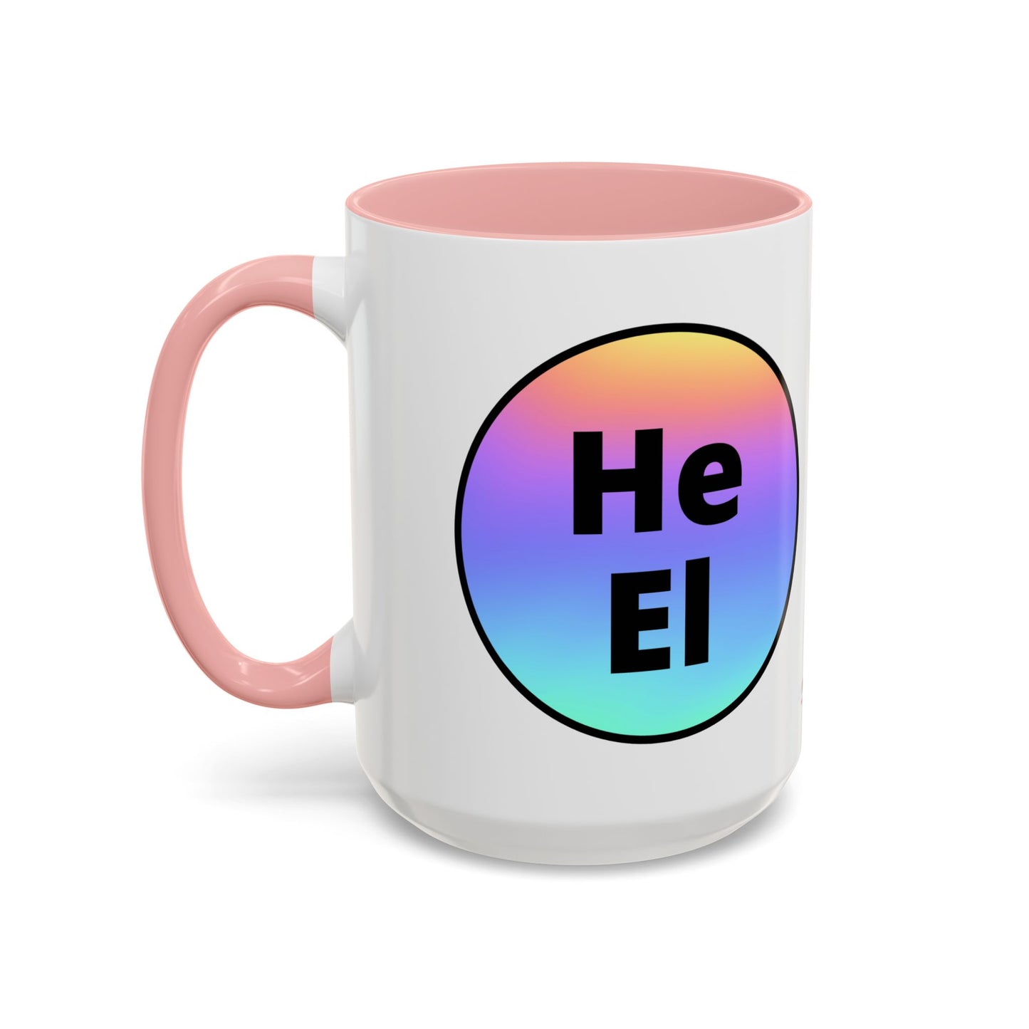 He / El Rainbow Coffee Mug