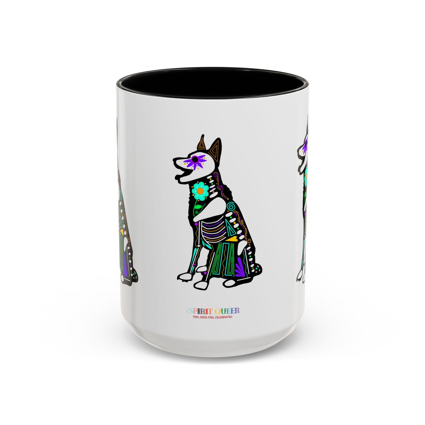 Dia de los Muertos German Shepard Coffee Mug