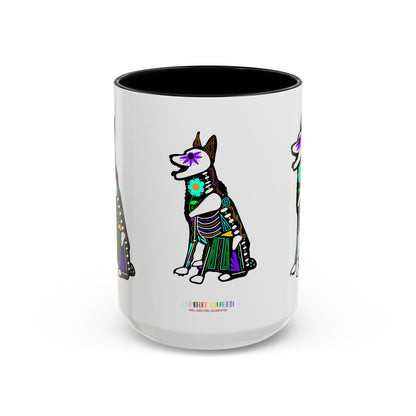 Dia de los Muertos German Shepard Coffee Mug