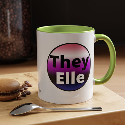 They / Elle Genderfluid Coffee Mug