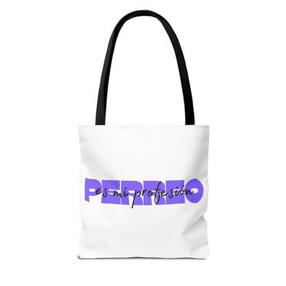 Perreo Es Mi Profesion Purple Tote Bag