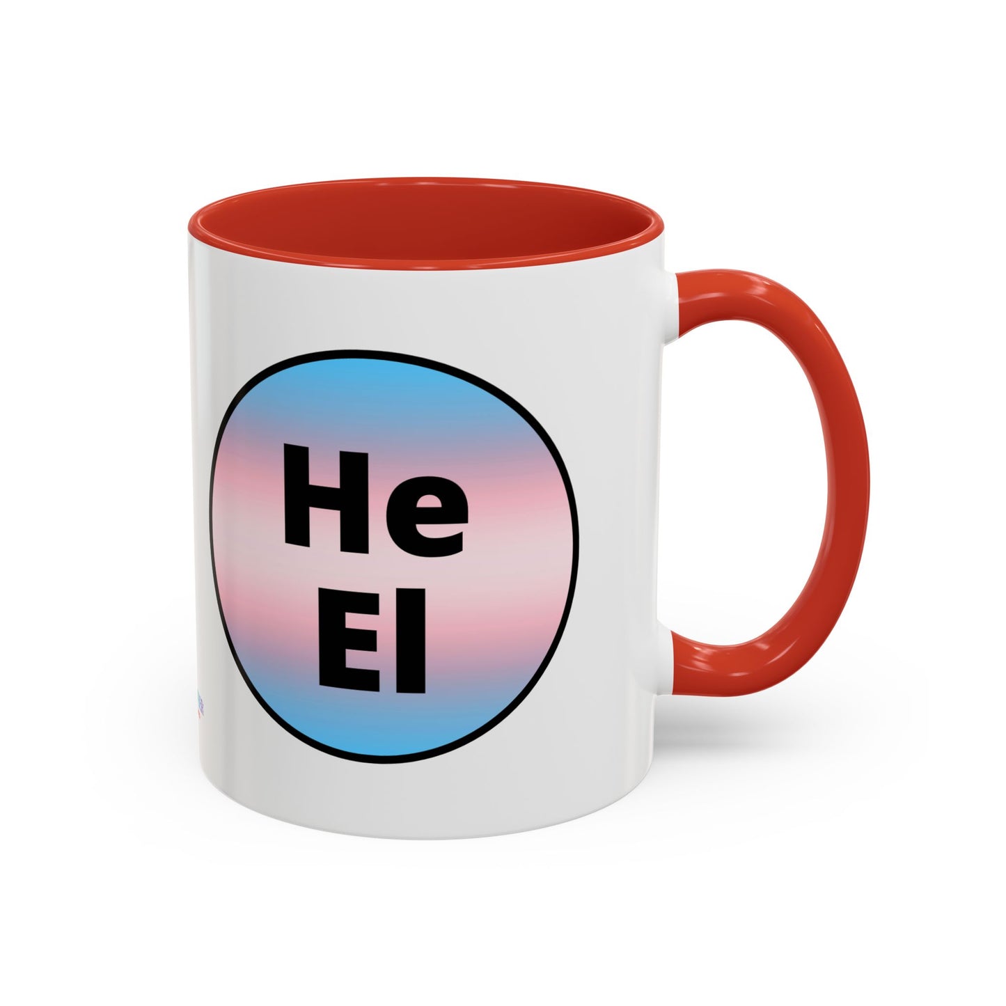 He/El Trans Accent Coffee Mug
