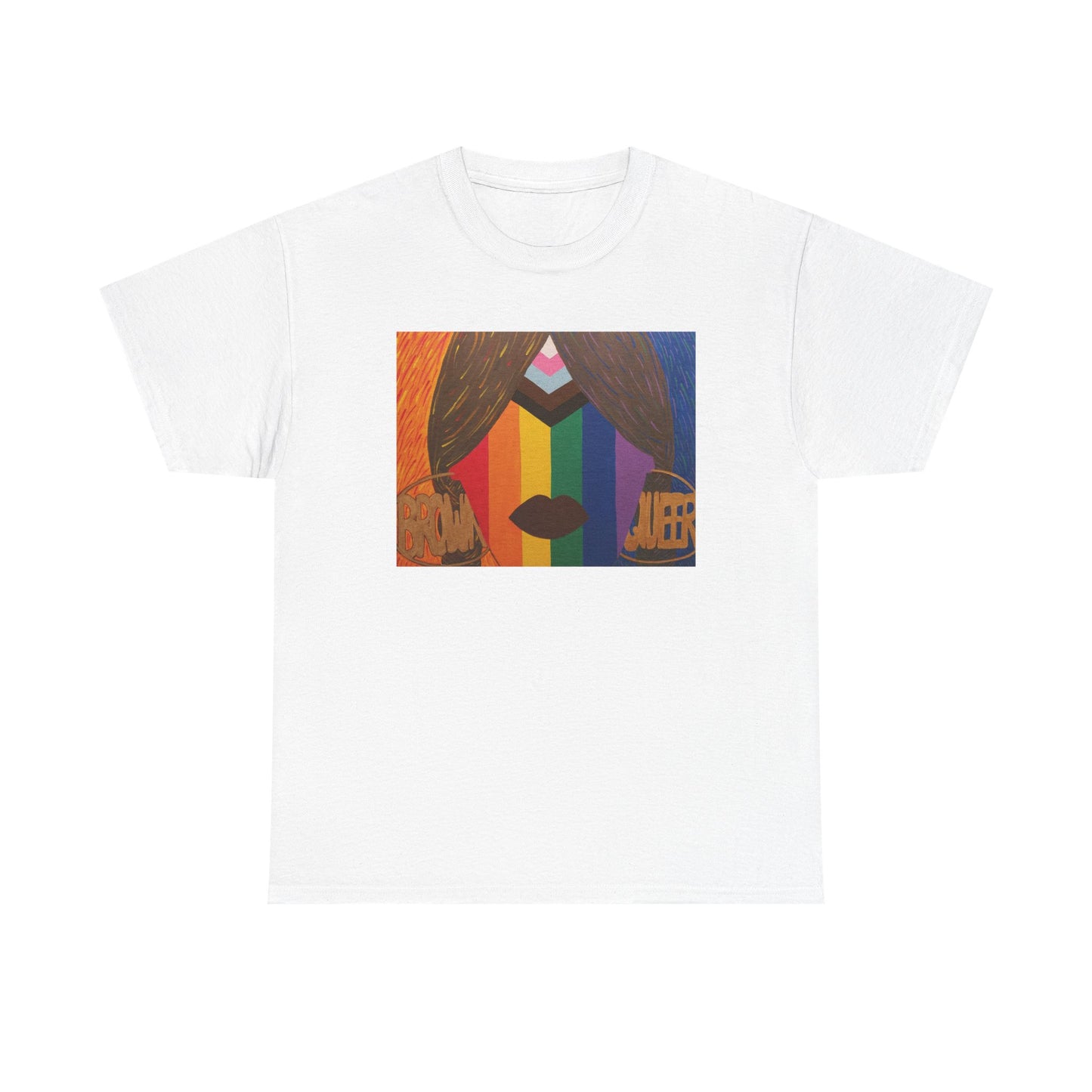 Brown and Queer Heavy Cotton Tee