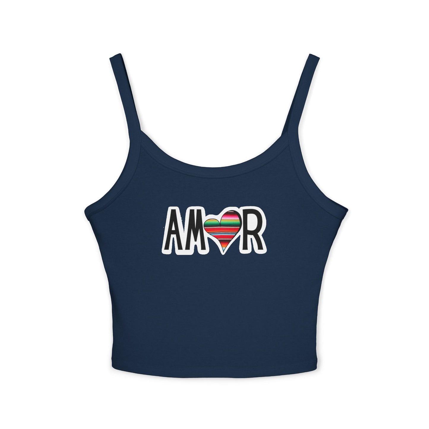 Amor Serape Spaghetti Strap Tank Top