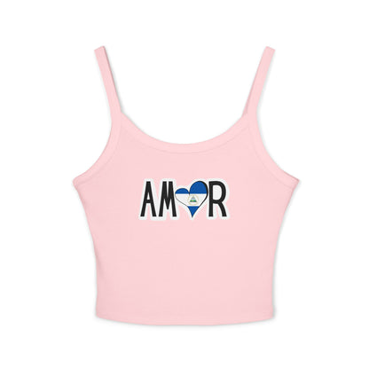 Amor Nicaragua Spaghetti Strap Tank Top