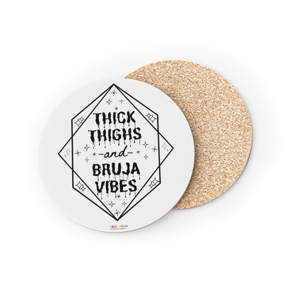 Thick Thighs Bruja Vibes Coasters