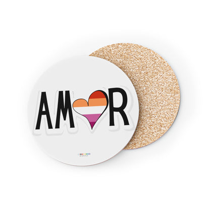 Amor Lesbian Coasters