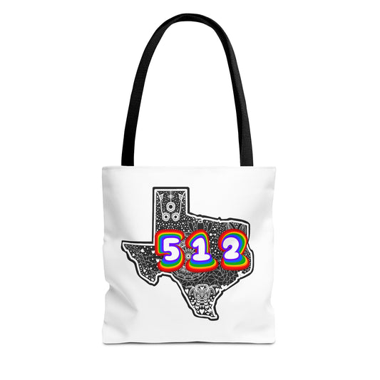 Texas 512 Tote Bag
