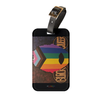 Black and Queer Luggage Tag