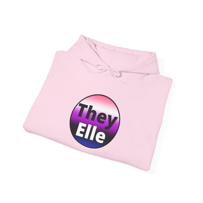 They / Elle Genderfluid Hooded Sweatshirt