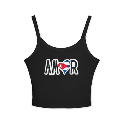 Amor Cuba Spaghetti Strap Tank Top