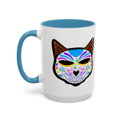 Dia de los Muertos Cat Coffee Mug