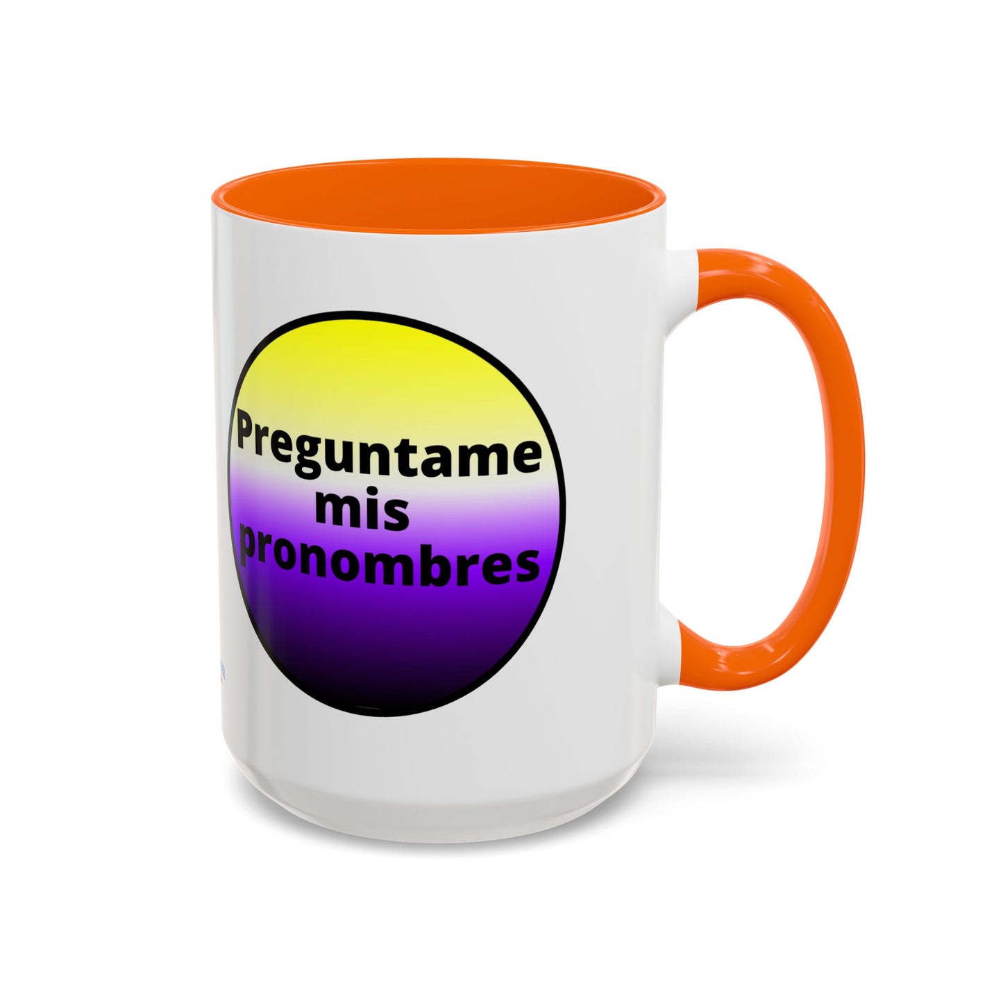 Preguntame mis Pronombres NonBinary Coffee Mug