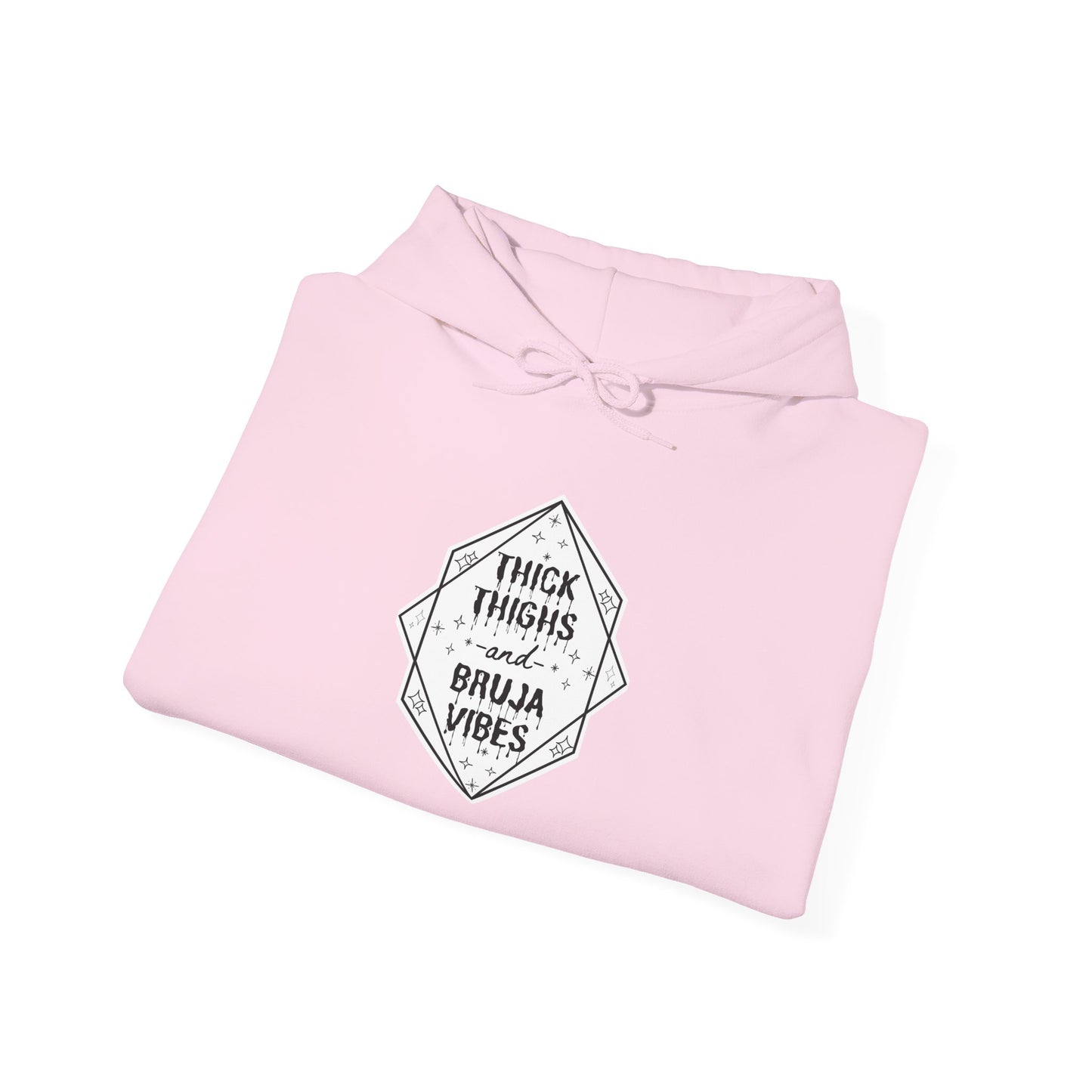 Thick Thighs Bruja Vibes Hooded Sweatshirt