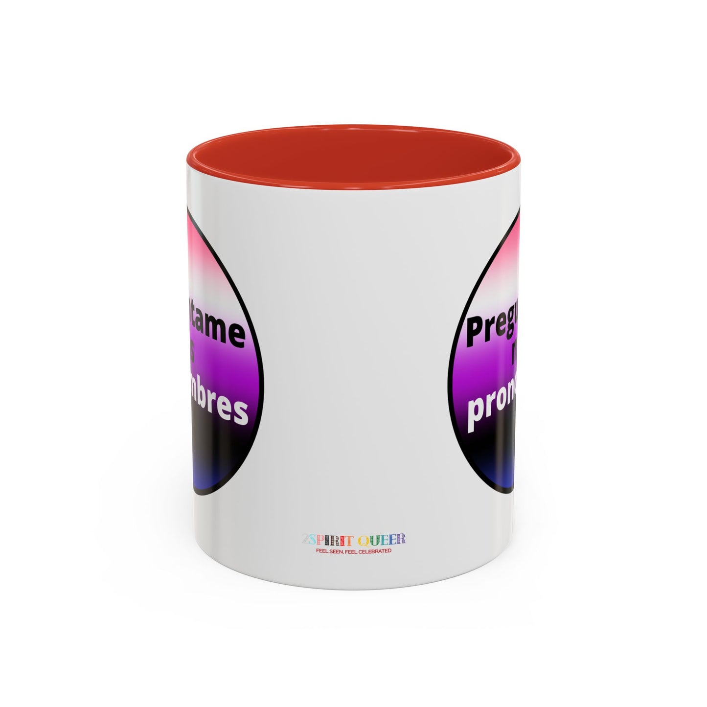 Preguntame mis Pronombres GenderFluid  Coffee Mug