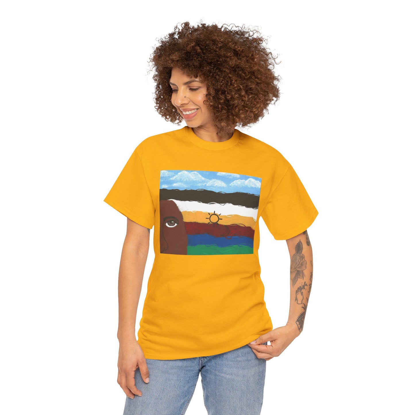 2Spirit Flag Heavy Cotton Tee