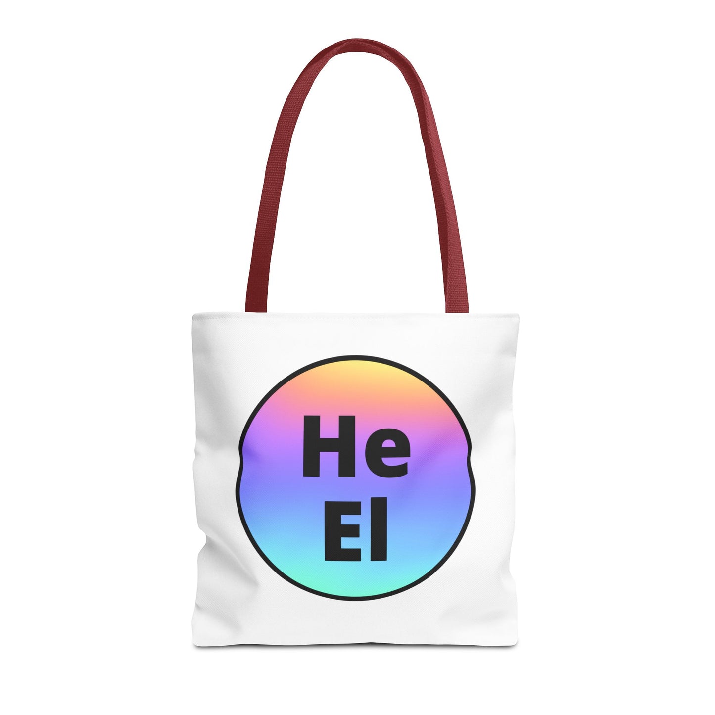 He / El Rainbow Tote Bag