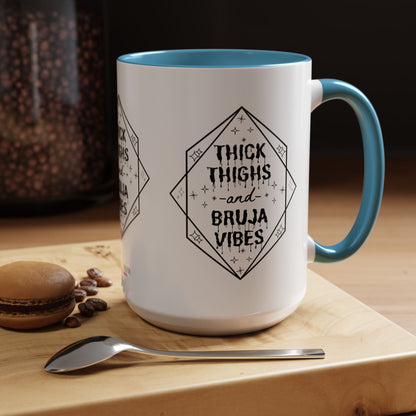 Thick Thighs Bruja Vibes Coffee Mug