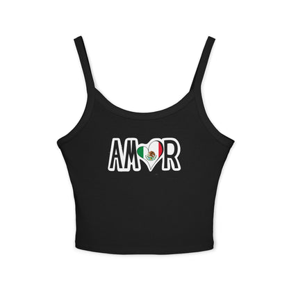 Amor Mexico Spaghetti Strap Tank Top