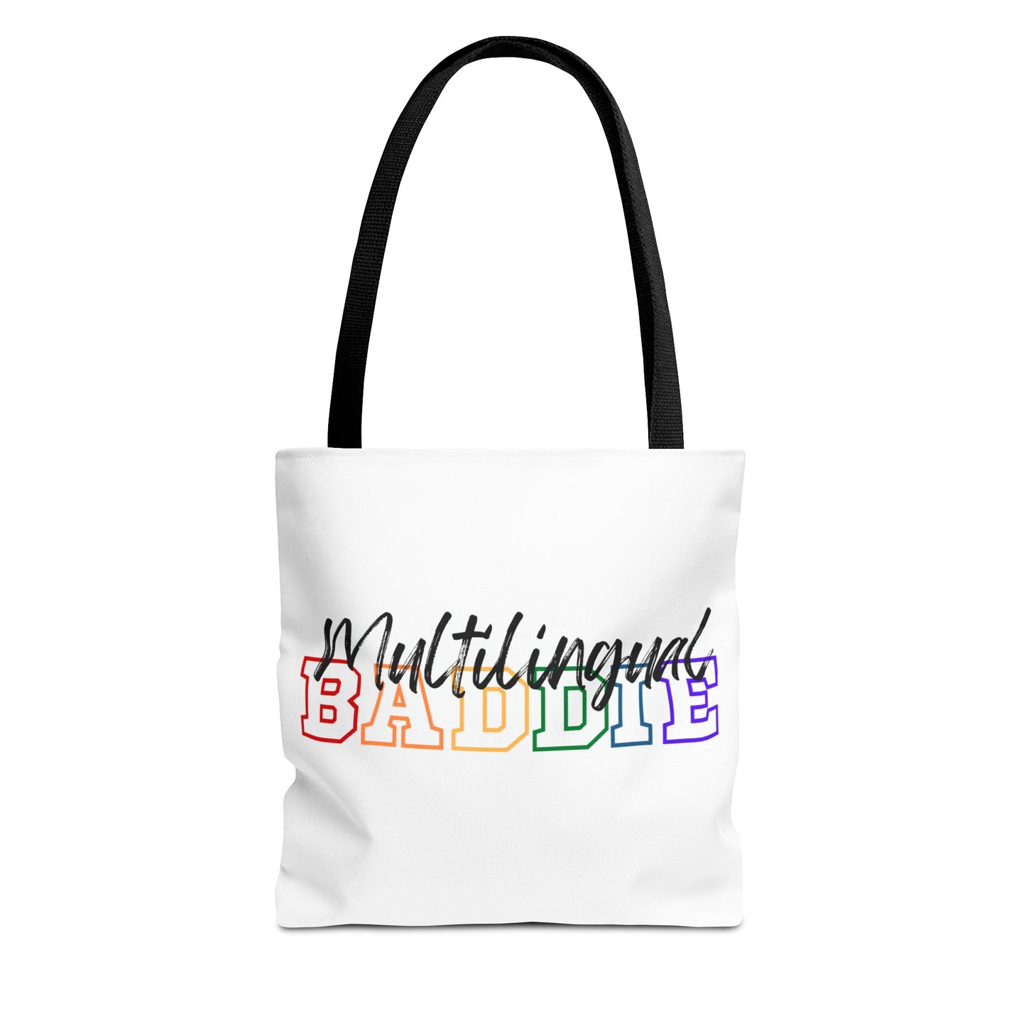 Multilingual Baddie Tote Bag
