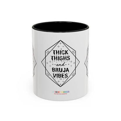 Thick Thighs Bruja Vibes Coffee Mug