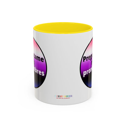 Preguntame mis Pronombres GenderFluid  Coffee Mug