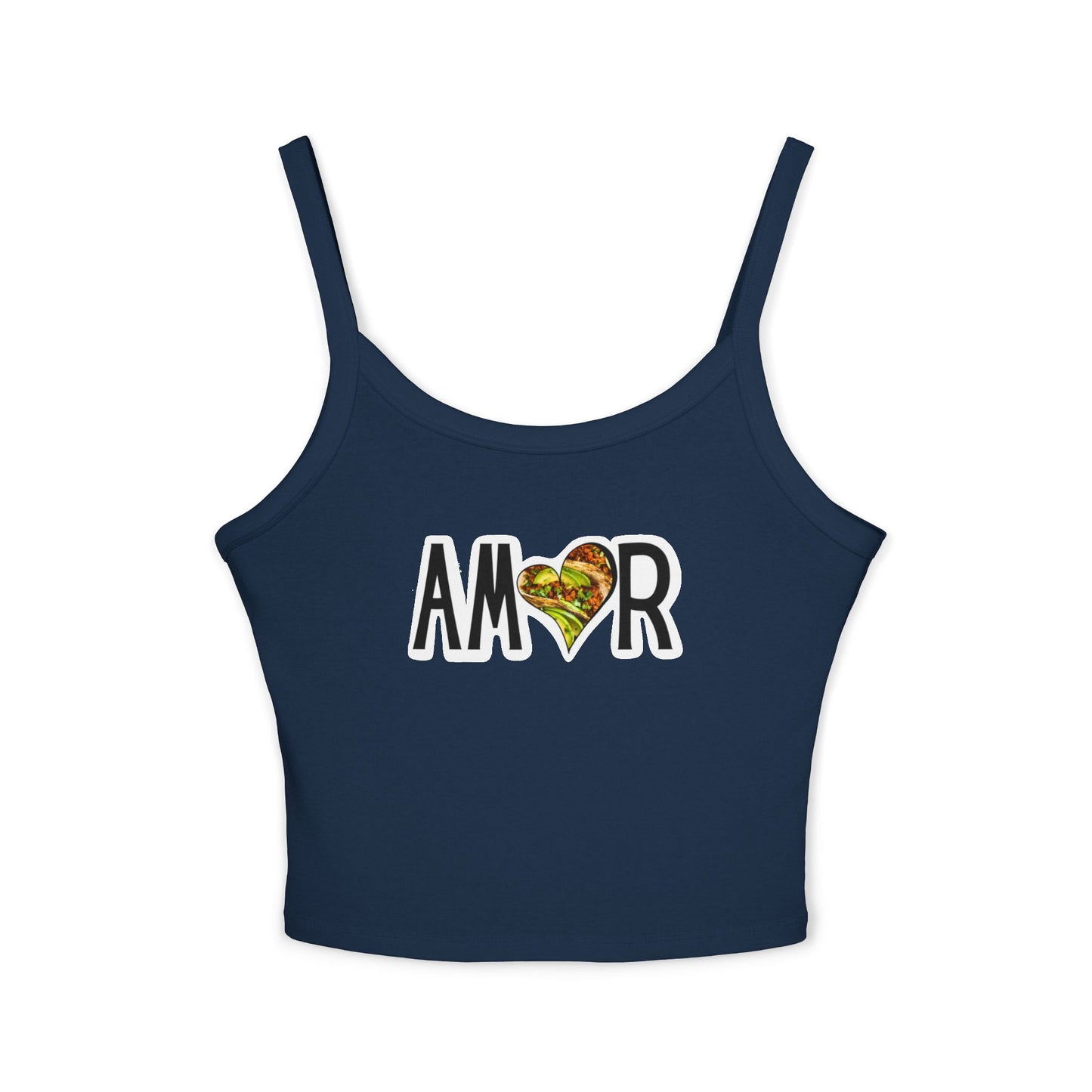 Amor Taco Spaghetti Strap Tank Top