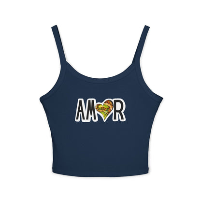 Amor Taco Spaghetti Strap Tank Top