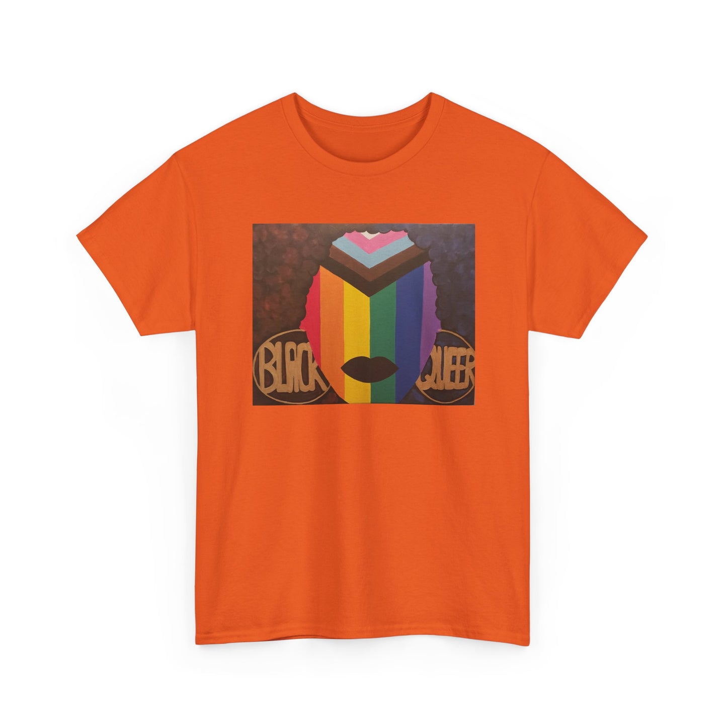 Black and Queer Heavy Cotton Tee