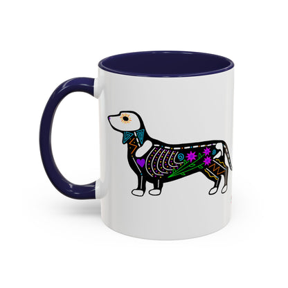 Dia de los Muertos Dachshaund Coffee Mug