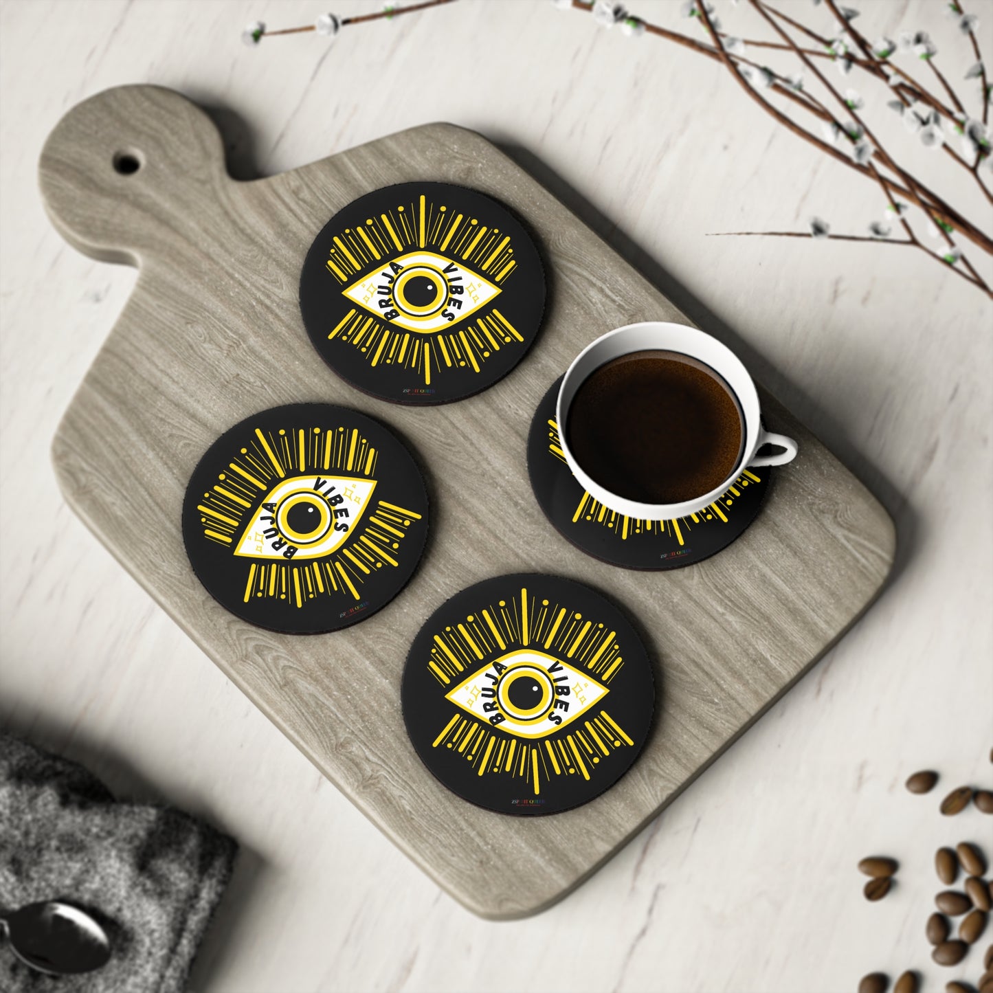 Bruja Vibes Inner Eye Coasters